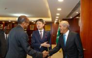 AUC Chairperson held a productive meeting this morning with the WIPO Director General, Mr. Daren Tang