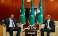AUC Chairperson received the Executive Secretary of IGAD, @DrWorkneh