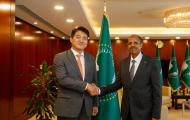 The Permanent Representative of the Republic of Korea paid a courtesy call to the AUC Chairperson