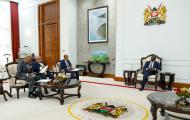 AUC Chairperson was received this morning at State House by H.E. President William Ruto, President of the Republic of Kenya