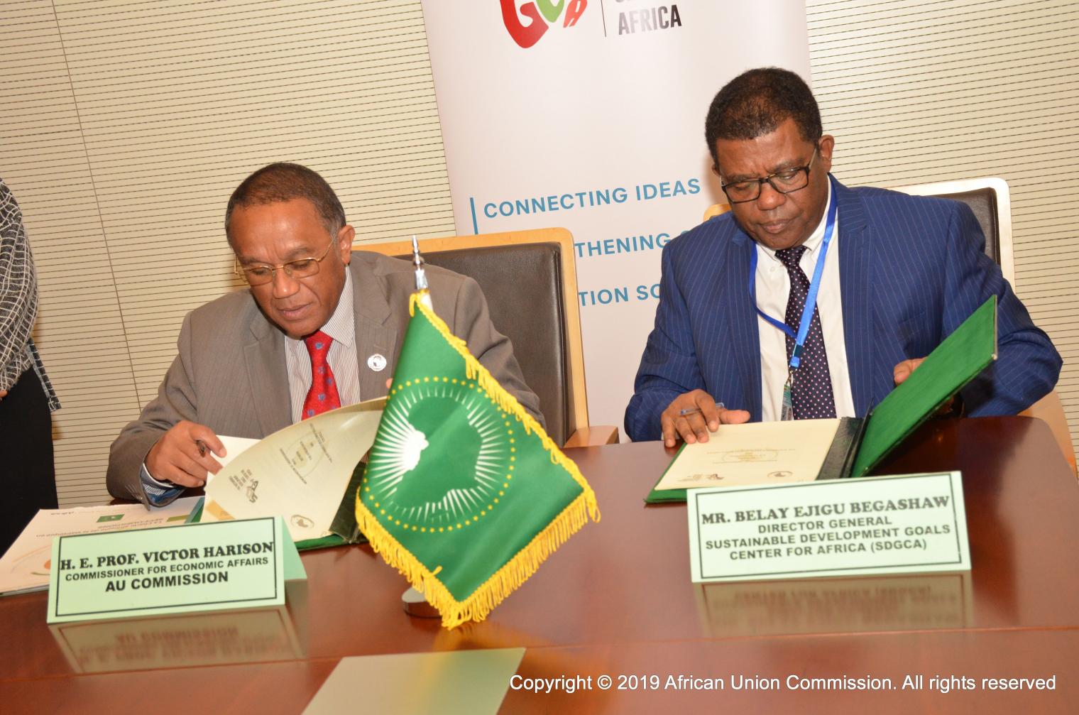 Signing Of The Memorandum Of Understanding Between The African Union ...