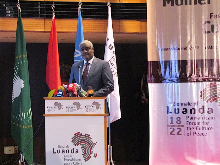 Official opening of the Biennale of Luanda  Pan African Forum for the Culture of Peace. 18-22 September, Luanda, Angola. 