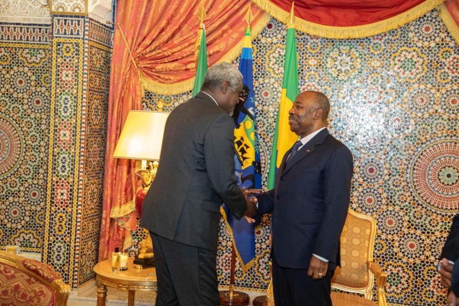 AU Commission Chairperson's visit to President Ali Bongo Libreville, Gabon on 18/12/2019