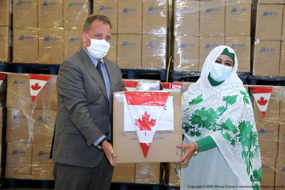AU Receives Donation Medical Supplies  Gov Canada to Enhance COVID-19 Response