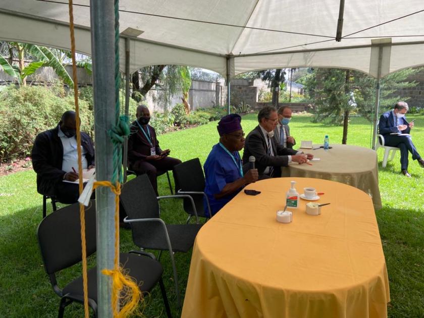 Post-election meeting of the Head of AU election observation mission to Ethiopia, H.E. Chief Olusegun Obasanjo, with the EU Delegation and EU Ambassadors accredited to Ethiopia.
