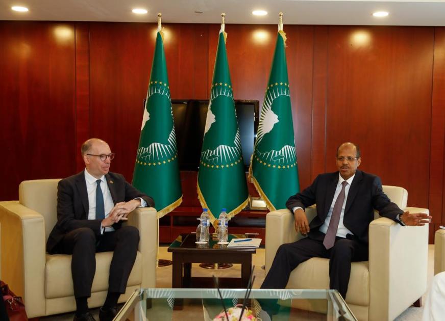 Clone of AUC Chairperson met with H.E. Niels Annen, Parliamentary State Secretary to the German Federal Minister for Economic Cooperation and Development