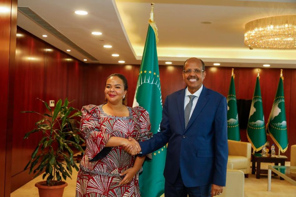 Chairperson received Minister of Foreign Affairs, Democratic Republic of Congo