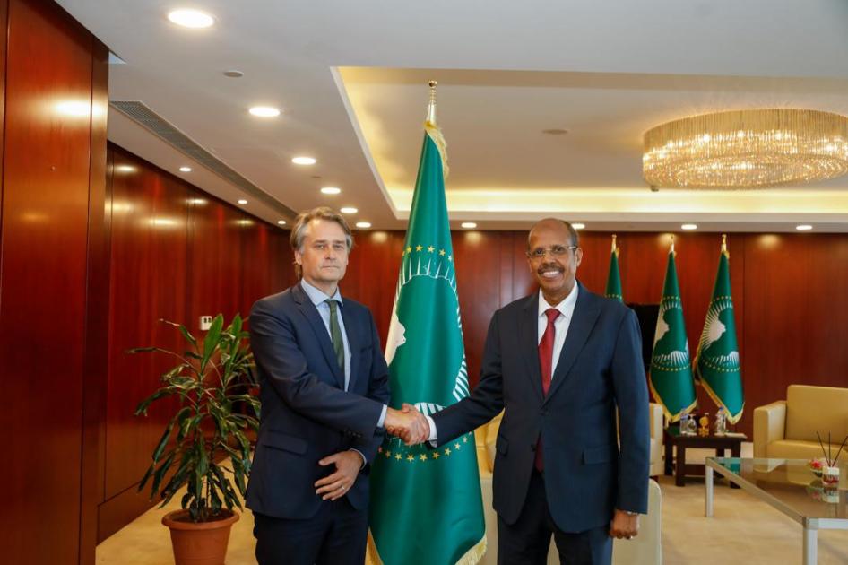 AUC Chairperson met Germany’s Special Envoy to the Horn of Africa