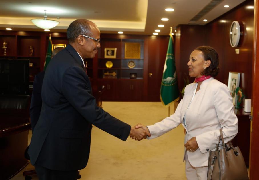 AUC Chairperson received H.E. Amb. Hirut Zemene, Permanent Representative of the Federal Democratic Republic of Ethiopia to the AU