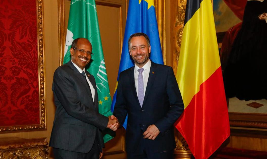 AUC Chairperson received by Deputy Prime Minister of Belgium