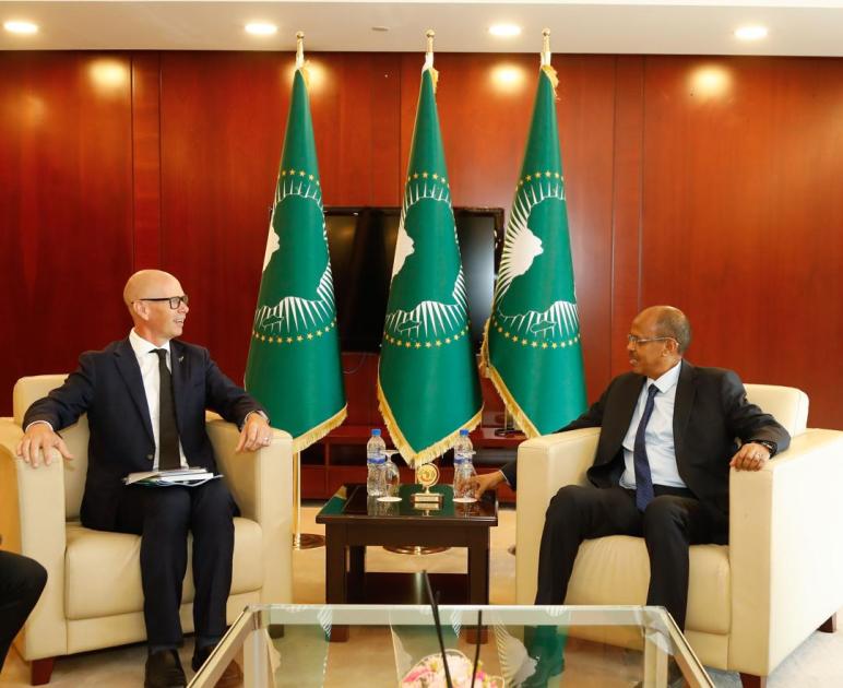 Chairperson received H.E. Michael Upton, New Zealand's Ambassador to Ethiopia