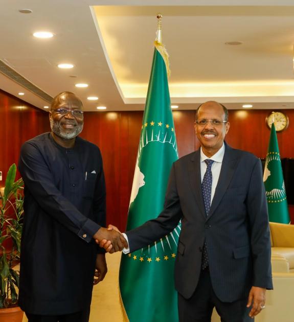 H.E. Dr. Omar Alieu Touray, President of ECOWAS visited AUC Chairperson
