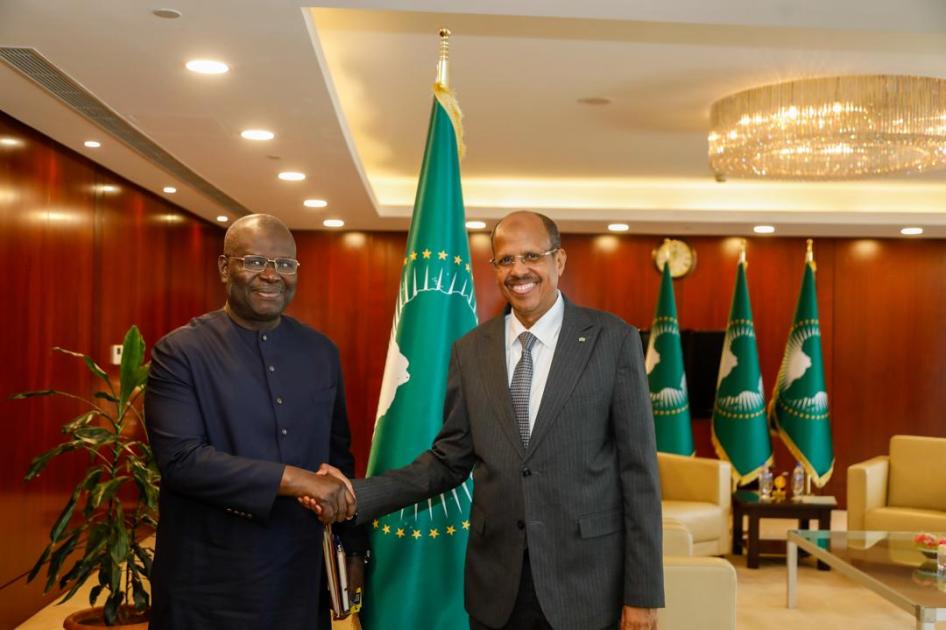 AUC Chairperson received Amb. Amadou Diagne, President of FOGECA
