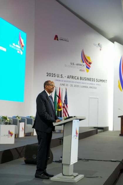 AUC Chairperson reaffirmed Africa’s commitment to a bold & equal partnership with the United States, stating, “We’re not seeking aid, but building co-created solutions.”