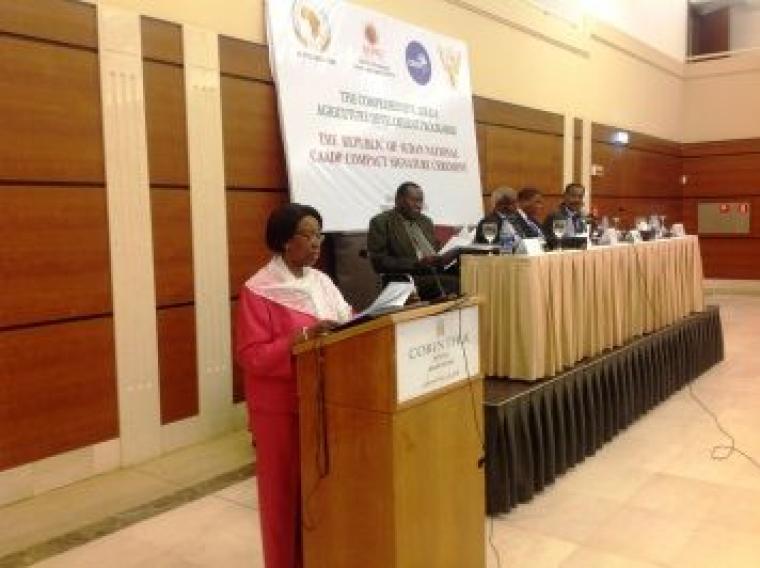 Sudan signs CAADP Compact