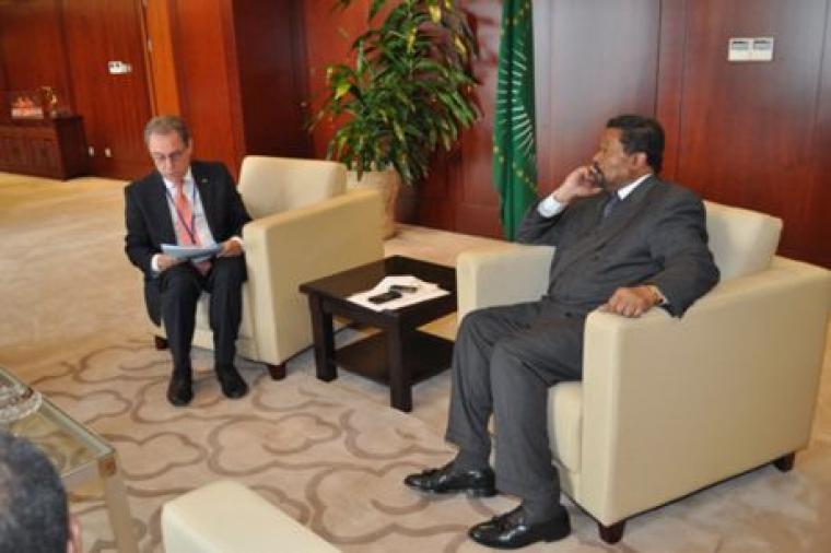 Chairperson Receives A Delegation of European Ambassadors