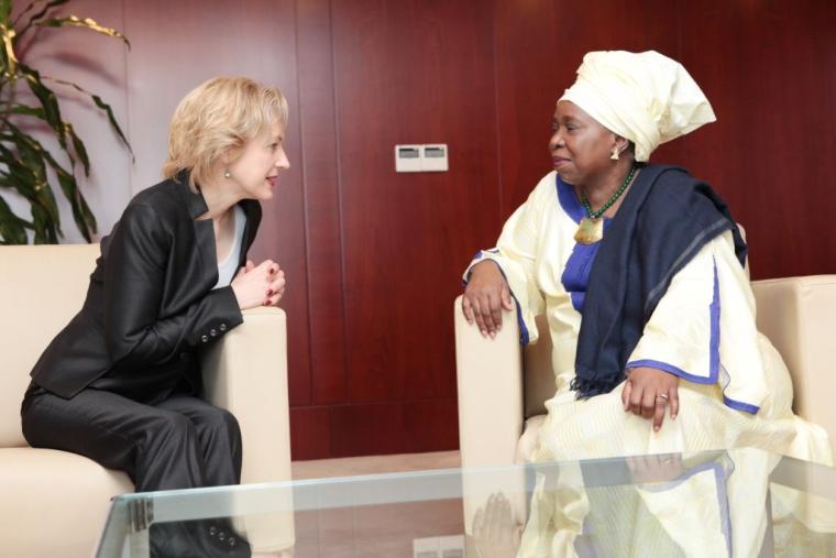 AUC Chairperson receives Newly Accredited Ambassadors of Lithuania and ACBF to the AU