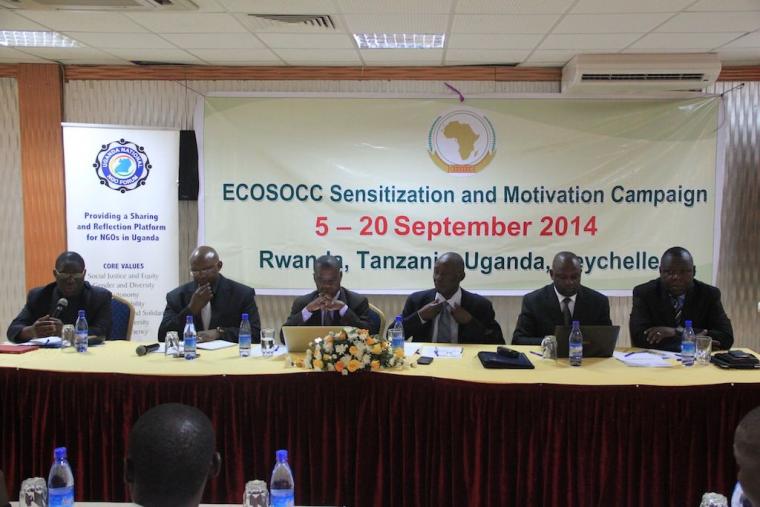 AU Sensitization and Motivation Campaign in Uganda for the 2nd ECOSOCC General Assembly