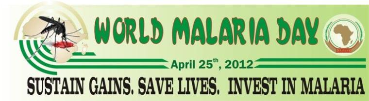 World Malaria Day: 25 April 2012