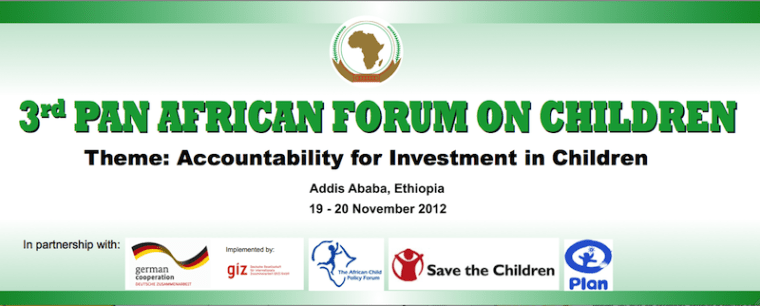 Third Pan-African Forum on Children: Towards Africa fit for Children