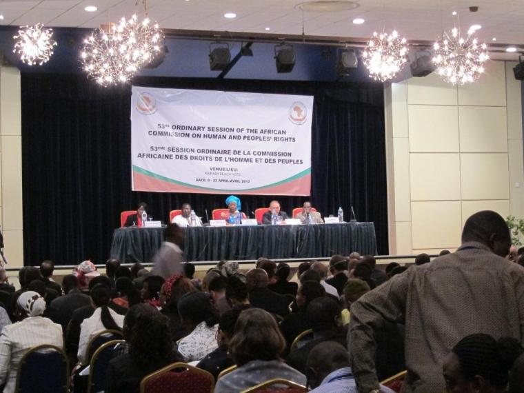 The 53rd Ordinary Session of the African Commission on Human and Peoples’ Rights (ACHPR), Banjul, The Gambia,  6-12 April 2013