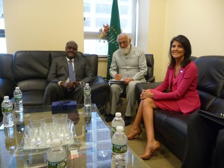 AU Commission Chairperson meets with the US Ambassador to the UN