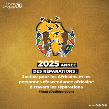 2025 Theme of the Year: "2025 Year of Reparations: Justice for Africans & People of African Descent through Reparations."