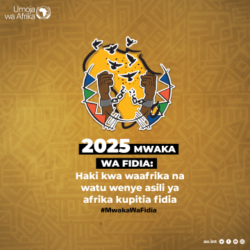 2025 Theme of the Year: "2025 Year of Reparations: Justice for Africans & People of African Descent through Reparations."